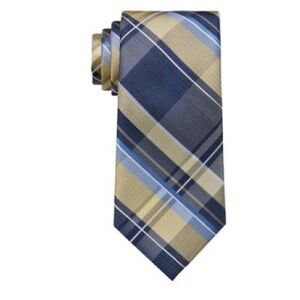 Michael Kors Men's Plaid Tie - Yellow Multi